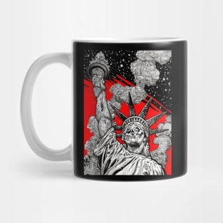 Zombie Statue of Liberty Mug